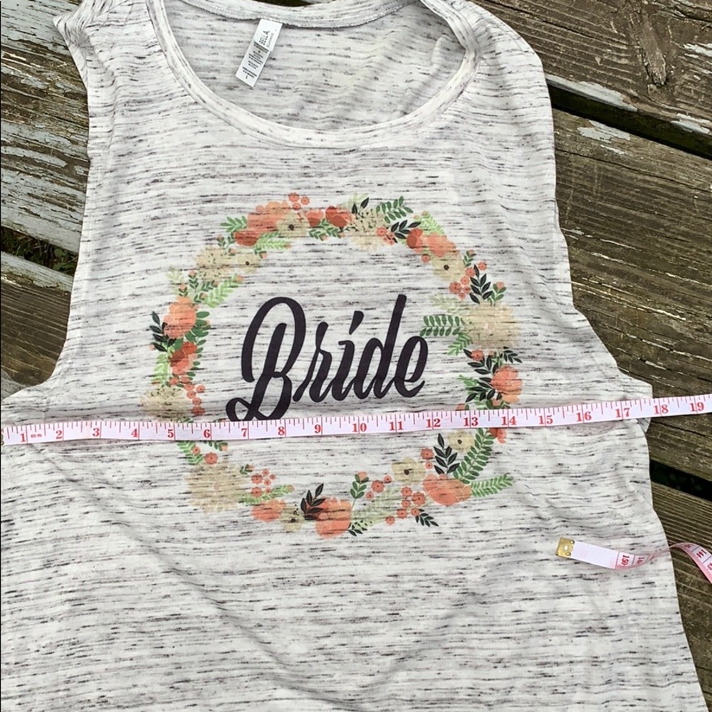 🌻 5 for $25 Bride Grey Floral Tank Top Large - Picture 3 of 5